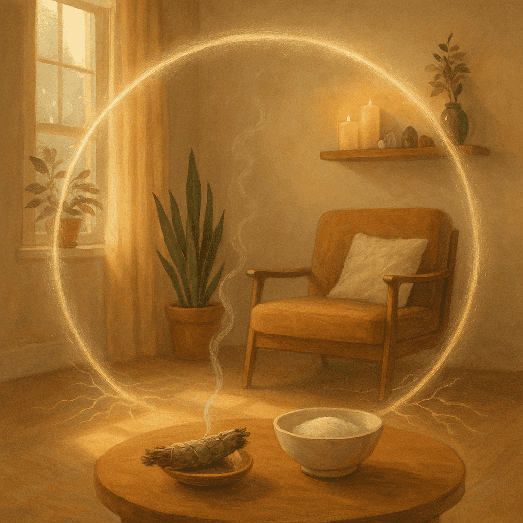 RITUELS SIMPLES DE PROTECTION ÉNERGÉTIQUE À LA MAISON