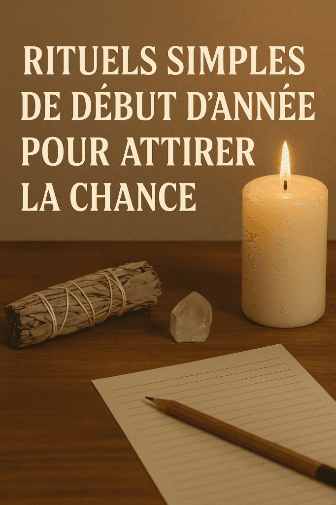 Rituels simples de début d’année pour attirer la chance 